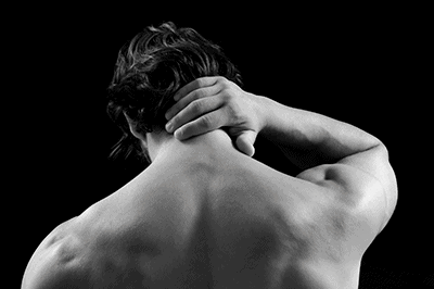 sore-back Man with a sore back